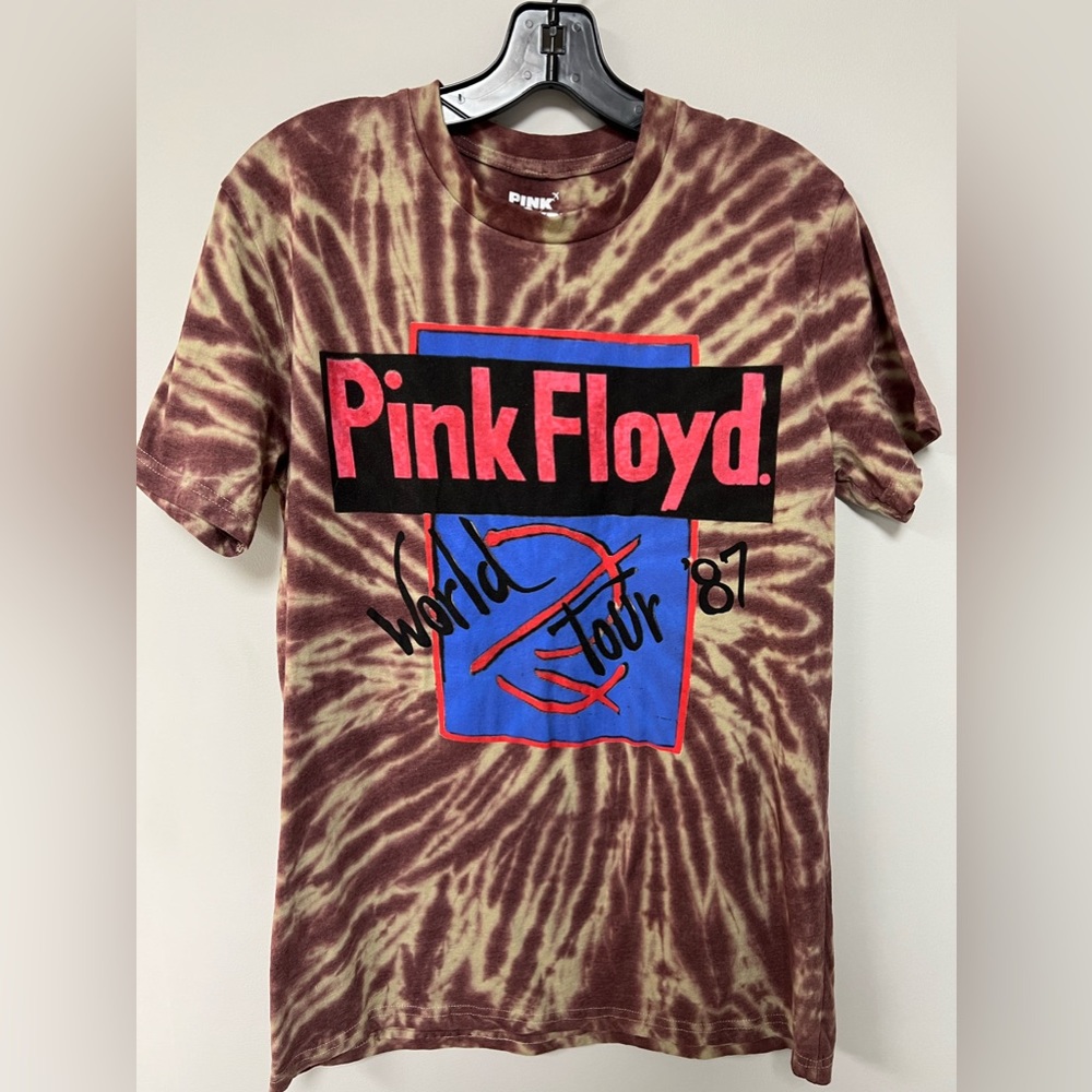 Pink Floyd tie dye 1987 World Tour shirt size Small